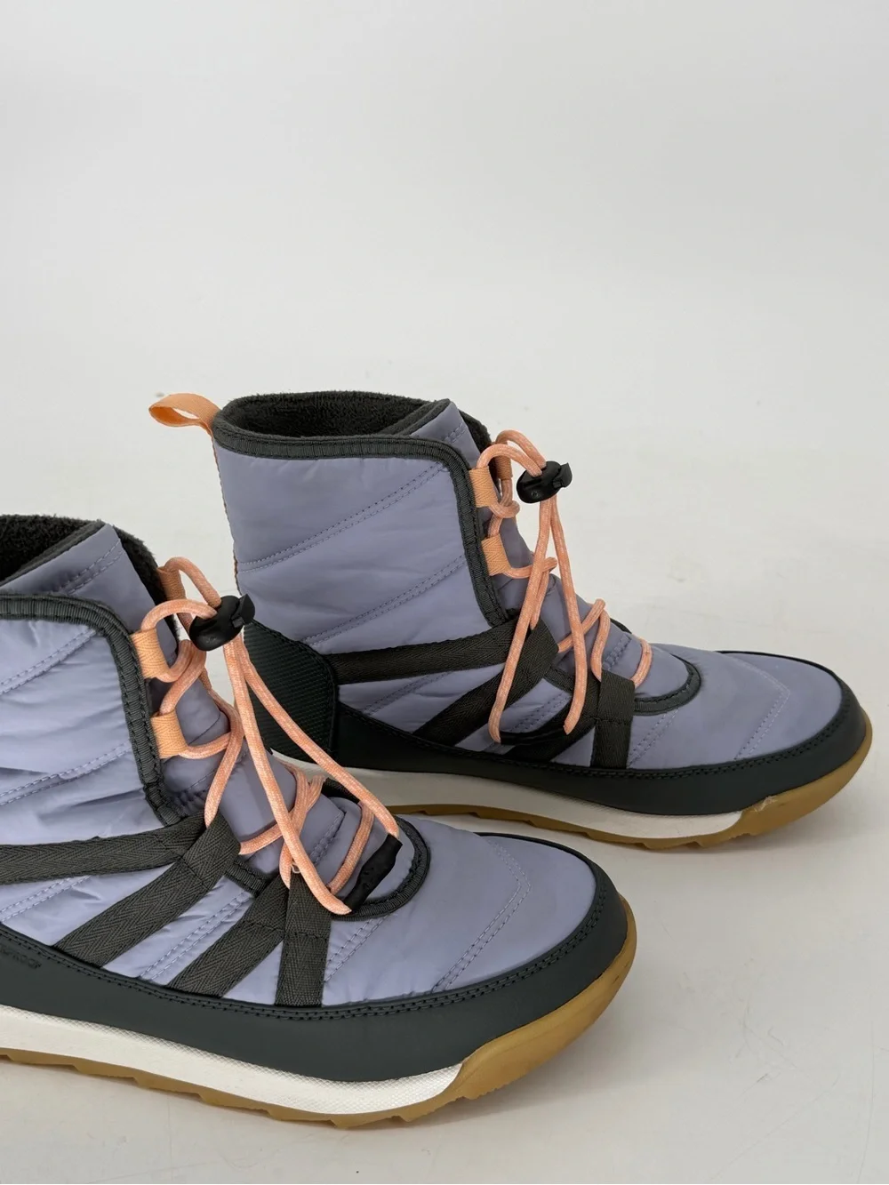 Sorel Women's Lavender Winter Boot with Peach Laces